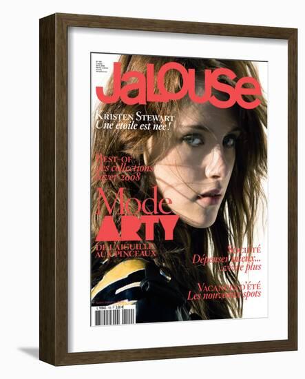 Jalouse, April 2008 - Kristen Stewart-Matthew Frost-Framed Art Print