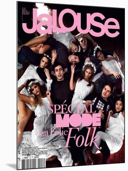 Jalouse, February 2008 - Whitney, Esti, Janaina-Sam Basset-Mounted Art Print