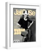 Jalouse, February 2009 - Dakota Fanning-Keiron O'Connor-Framed Art Print