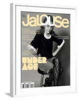 Jalouse, February 2009 - Dakota Fanning-Keiron O'Connor-Framed Art Print