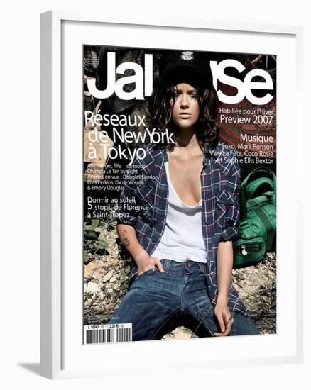 Jalouse, July-August 2007 - Jac-Elina Kechicheva-Framed Art Print