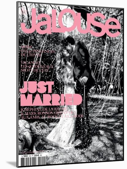 Jalouse, July-August 2009 - Lila, Joséphine de La Baume, Mark Ronson-Paul Schmidt-Mounted Art Print