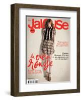 Jalouse, July-August 2010 - Karen Elson-Édouard Plongeon-Framed Art Print