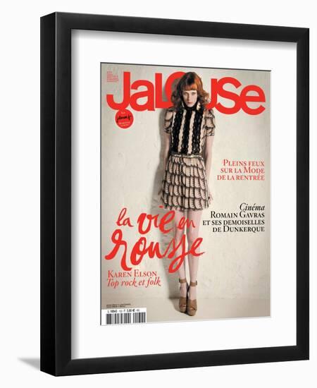 Jalouse, July-August 2010 - Karen Elson-Édouard Plongeon-Framed Art Print