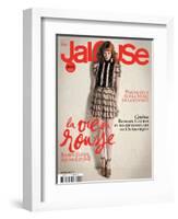 Jalouse, July-August 2010 - Karen Elson-Édouard Plongeon-Framed Art Print