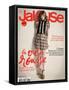 Jalouse, July-August 2010 - Karen Elson-Édouard Plongeon-Framed Stretched Canvas