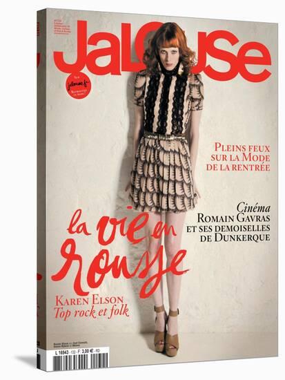 Jalouse, July-August 2010 - Karen Elson-Édouard Plongeon-Stretched Canvas