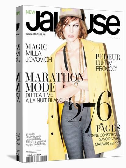 Jalouse, July-August 2011 - Hailey Gates-Matthew Frost-Stretched Canvas
