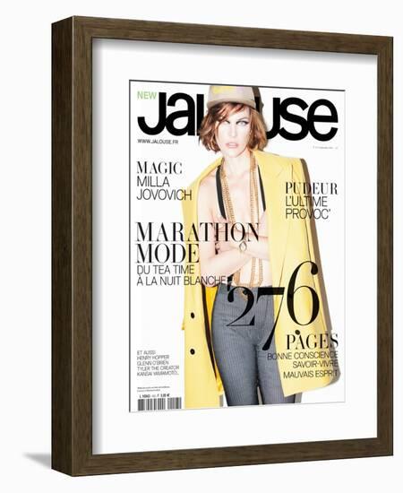 Jalouse, July-August 2011 - Hailey Gates-Matthew Frost-Framed Art Print