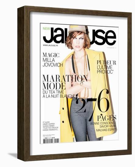 Jalouse, July-August 2011 - Hailey Gates-Matthew Frost-Framed Art Print