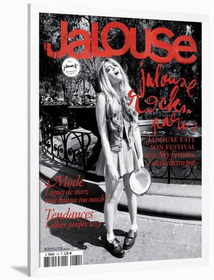 Jalouse, June 2010 - Coco Sumner-Thomas Giddins-Framed Art Print