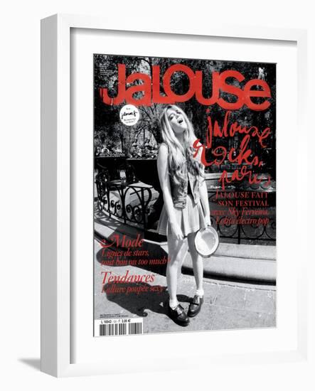 Jalouse, June 2010 - Coco Sumner-Thomas Giddins-Framed Art Print