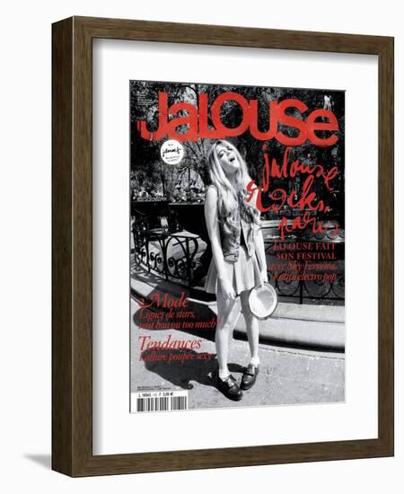 Jalouse, June 2010 - Coco Sumner-Thomas Giddins-Framed Art Print