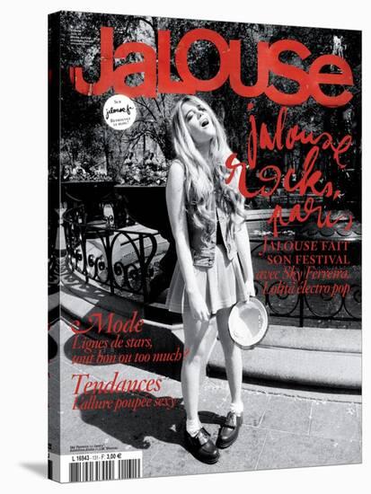 Jalouse, June 2010 - Coco Sumner-Thomas Giddins-Stretched Canvas