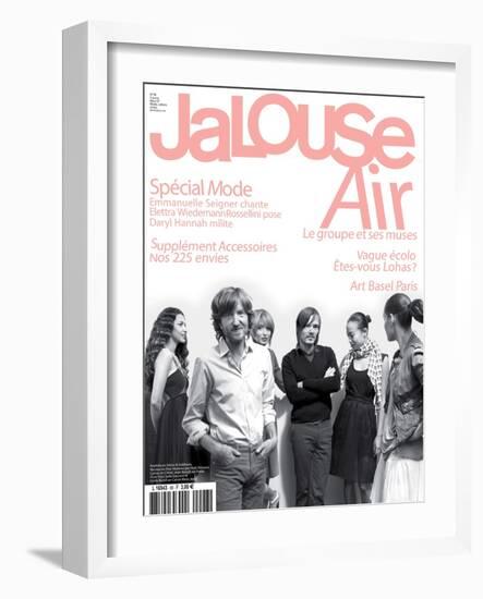 Jalouse, March 2007 - Nicolas Godin, Anahita, Carine Charaire, Jean Benoît ,Yi Zhou, Linda Bujoli-null-Framed Art Print