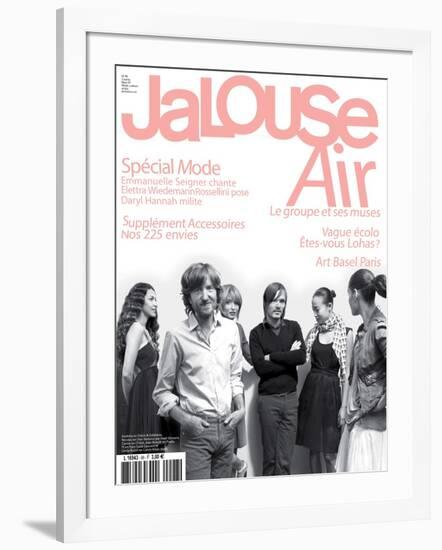 Jalouse, March 2007 - Nicolas Godin, Anahita, Carine Charaire, Jean Benoît ,Yi Zhou, Linda Bujoli-null-Framed Art Print