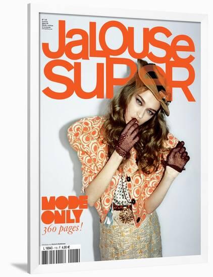 Jalouse, March 2009 - Madisyn Ou Theodora Richards-Ami Sioux & Paul Schmidt-Framed Art Print