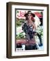 Jalouse, March 2011 - Camille Rowe-Matthew Frost-Framed Art Print