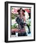 Jalouse, March 2011 - Camille Rowe-Matthew Frost-Framed Art Print