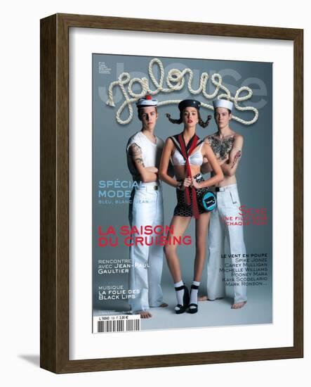 Jalouse, March 2011 Supplement - Compilation Mode Accessoires-André & Gildas Kitsune-Framed Art Print