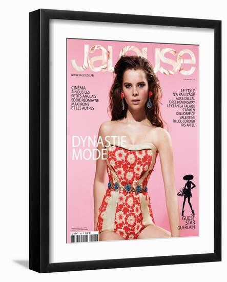 Jalouse, March 2012 - Anouk de Heer-Mel Bles-Framed Art Print