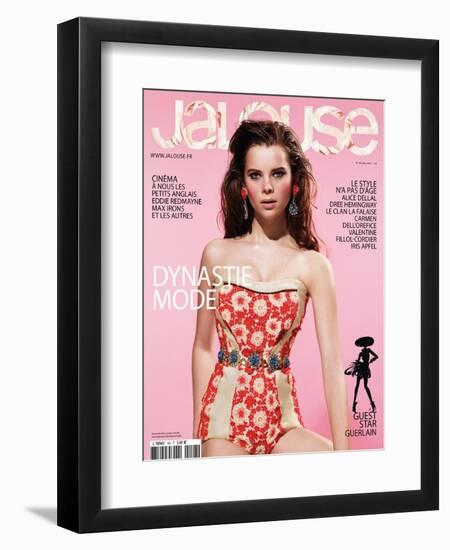 Jalouse, March 2012 - Anouk de Heer-Mel Bles-Framed Art Print