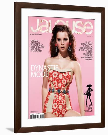 Jalouse, March 2012 - Anouk de Heer-Mel Bles-Framed Art Print