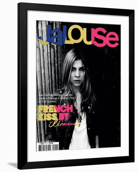 Jalouse, May 2009 - Lou Doillon, Mélanie Laurent, Audrey Marnay, Clémence Poésy et Léa Seydoux-Olivier Zahm-Framed Art Print