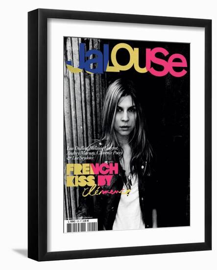 Jalouse, May 2009 - Lou Doillon, Mélanie Laurent, Audrey Marnay, Clémence Poésy et Léa Seydoux-Olivier Zahm-Framed Art Print