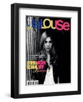 Jalouse, May 2009 - Lou Doillon, Mélanie Laurent, Audrey Marnay, Clémence Poésy et Léa Seydoux-Olivier Zahm-Framed Art Print