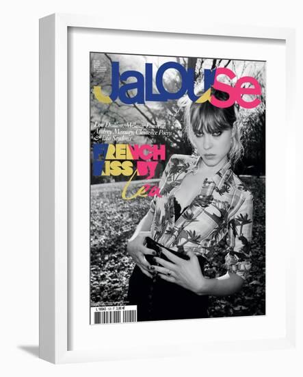 Jalouse, May 2009 - Lou Doillon, Mélanie Laurent, Audrey Marnay, Clémence Poésy et Léa Seydoux-Paul Schmidt-Framed Art Print