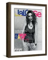 Jalouse, May 2009 - Lou Doillon, Mélanie Laurent, Audrey Marnay, Clémence Poésy et Léa Seydoux-Daniel King-Framed Art Print