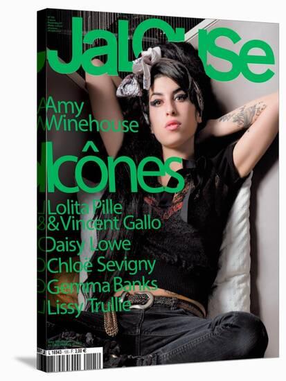 Jalouse, November 2007 - Amy Whinehouse-Elina Kechicheva-Stretched Canvas