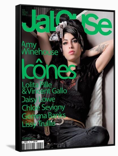 Jalouse, November 2007 - Amy Whinehouse-Elina Kechicheva-Framed Stretched Canvas