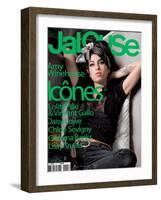 Jalouse, November 2007 - Amy Whinehouse-Elina Kechicheva-Framed Art Print