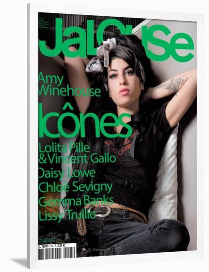 Jalouse, November 2007 - Amy Whinehouse-Elina Kechicheva-Framed Art Print