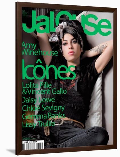 Jalouse, November 2007 - Amy Whinehouse-Elina Kechicheva-Framed Art Print