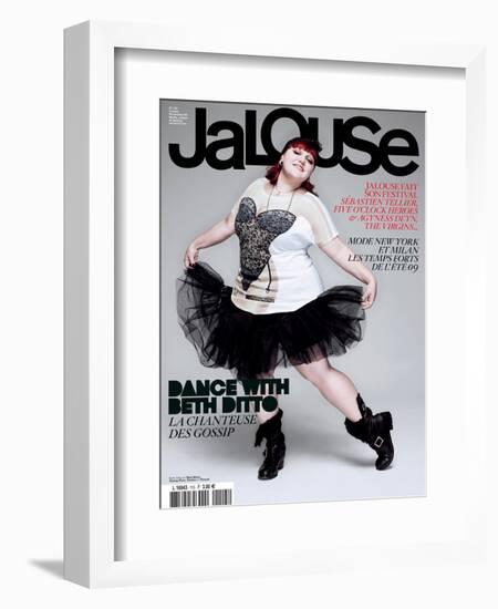 Jalouse, November 2008 - Beth Ditto-Jean-Baptiste Mondino-Framed Art Print