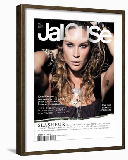 Jalouse, November 2010 - Erin Wasson-Mason Poole-Framed Art Print