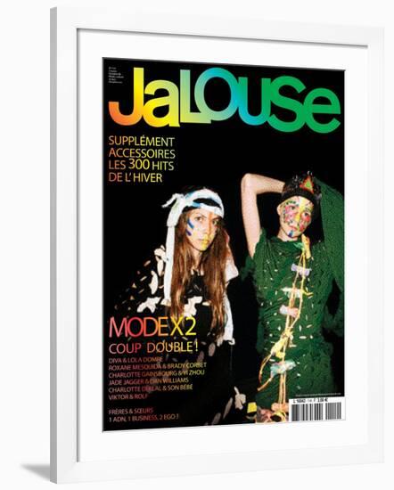 Jalouse, October 2008 - Diva et Lola-Matthew Frost-Framed Art Print