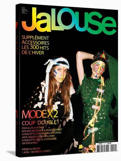 Jalouse, October 2008 - Diva et Lola-Matthew Frost-Stretched Canvas