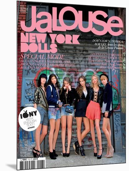 Jalouse, September 2008 - Ilirjana, Pamela, Isabelle, Harley, Annabelle, Lizzy-André-Mounted Art Print