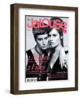 Jalouse, September 2010 - Giulia Venturini, Camilla Venturini-Jean-Baptiste Mondino-Framed Art Print