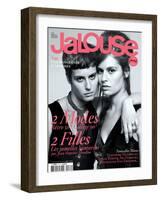 Jalouse, September 2010 - Giulia Venturini, Camilla Venturini-Jean-Baptiste Mondino-Framed Art Print