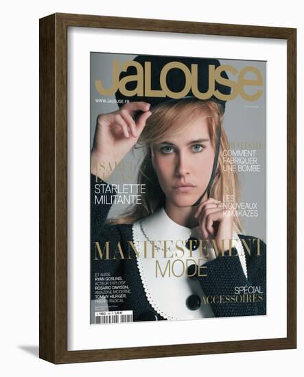 Jalouse, September 2011 - Mila Jovovic-Kenneth Cappello-Framed Art Print