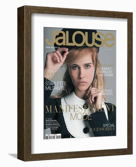 Jalouse, September 2011 - Mila Jovovic-Kenneth Cappello-Framed Art Print