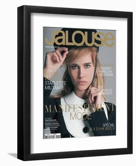 Jalouse, September 2011 - Mila Jovovic-Kenneth Cappello-Framed Art Print