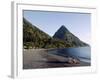 Jalousie Bay, Petit Piton, St. Lucia-null-Framed Photographic Print