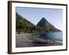 Jalousie Bay, Petit Piton, St. Lucia-null-Framed Photographic Print