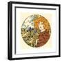 Jalousie (Jealousy), French, 1841 1917-Eugene Grasset-Framed Giclee Print